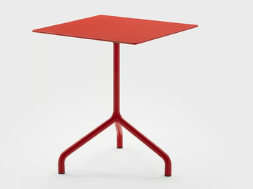 GINGER - Drop-leaf metal contract table by Viganò