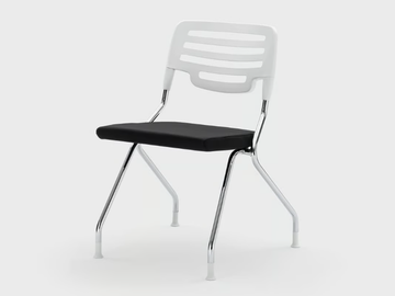 MADAM COLLETTIVITÀ - Folding plastic chair open back by Viganò