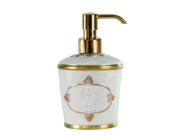 AMALFI - Porcelain Bathroom soap dispenser by VILLARI