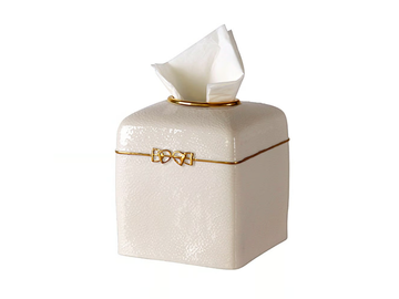 DRESSAGE - Countertop porcelain hand towel dispenser by VILLARI