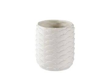 PEACOCK - Countertop porcelain toothbrush holder by VILLARI