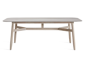 DAVID - Rectangular ceramic garden table by Vincent Sheppard