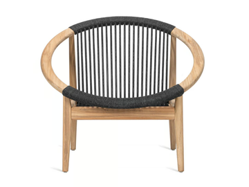 FRIDA - Rope easy chair with armrests by Vincent Sheppard