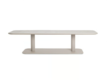 KODO - Garden coffee table in aluminum with ceramic top by Vincent Sheppard