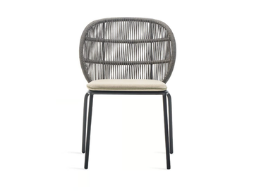 KODO - Rope garden chair with integrated cushion by Vincent Sheppard