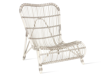 LUCY - Wicker garden armchair by Vincent Sheppard