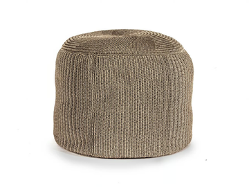OTTO - Round rope garden pouf by Vincent Sheppard
