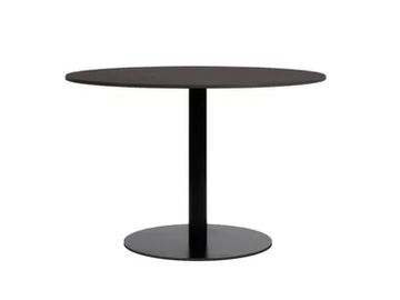 RONDA - Round steel and wood dining table by Vincent Sheppard