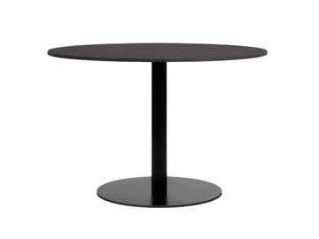 RONDA - Round steel and wood garden table by Vincent Sheppard
