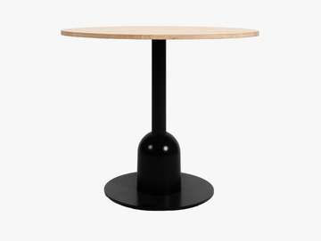 SPHERA - Round steel and wood table by Vincent Sheppard