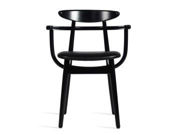 TEO - Beech chair with armrests by Vincent Sheppard