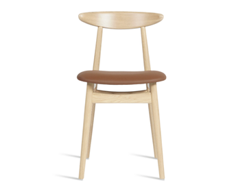 TEO - Beech chair with integrated cushion by Vincent Sheppard