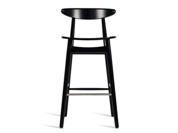 TEO - High beech stool with footrest by Vincent Sheppard