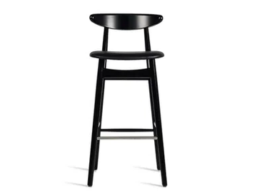 TEO - High beech stool with integrated cushion by Vincent Sheppard