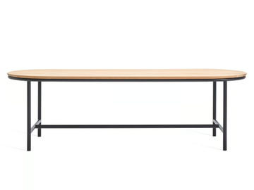 WICKED - Oval aluminium and wood garden table by Vincent Sheppard