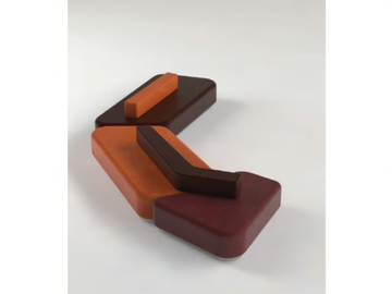 AERO - Modular leather bench seating by Viscio Urban Design