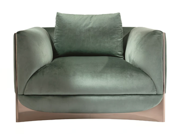 CA' FOSCARI - Fabric armchair with armrests by Visionnaire