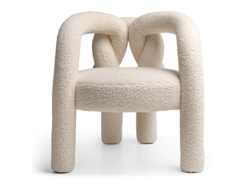 SHIBARI - Fabric easy chair with armrests by Visionnaire
