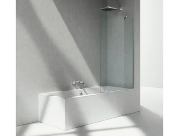 FB - Tempered glass bathtub wall panel by VISMARAVETRO