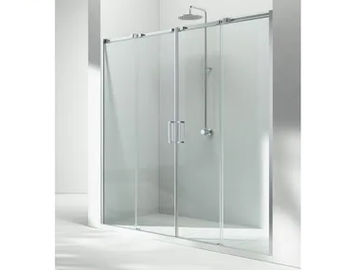 GLISS D4 - Niche rectangular glass shower cabin with sliding door by VISMARAVETRO