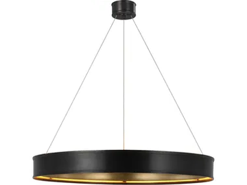 CONNERY 40" RING - Bronze pendant lamp by Visual Comfort Europe