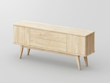 AETAS SPACE - Solid wood sideboard by Vitamin Design