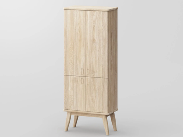 AETAS SPACE - Solid wood wardrobe by Vitamin Design