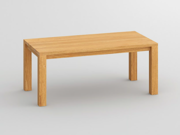 CUBUS - Extending rectangular solid wood table by Vitamin Design