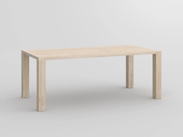 IUSTUS - Rectangular solid wood table by Vitamin Design