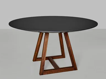 MARGO - Round linoleum table by Vitamin Design