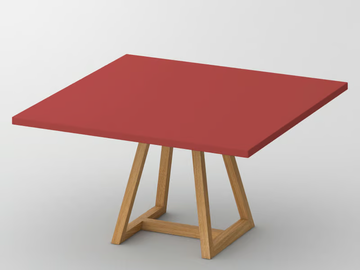 MARGO - Square wooden table by Vitamin Design