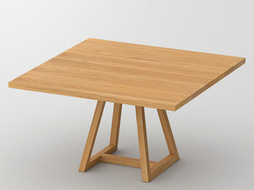 MARGO - Square wooden table by Vitamin Design