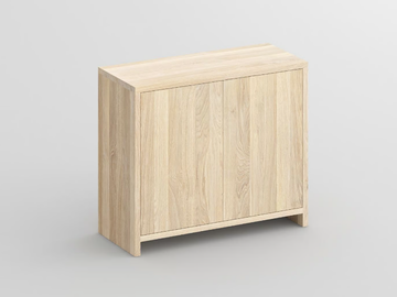 MENA - Solid wood highboard with doors by Vitamin Design