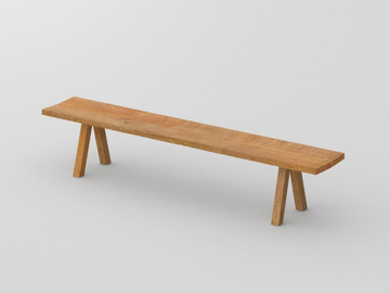 PAPILIO - Solid wood bench by Vitamin Design