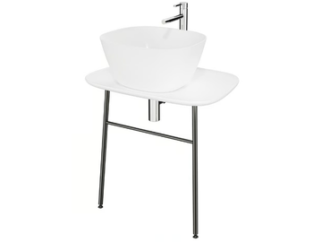 PLURAL HIGH - High ceramic console sink by VitrA Bathrooms