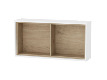 VOYAGE - Open suspended wooden bathroom wall cabinet by VitrA Bathrooms