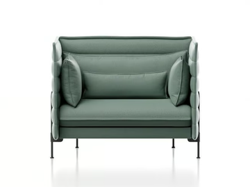 ALCOVE LOVE SEAT LOWBACK LOUNGE - Fabric small sofa by Vitra