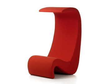AMOEBE HIGHBACK - Fabric armchair high-back by Vitra