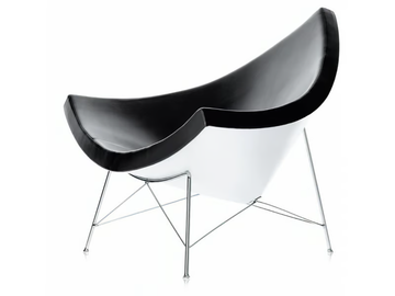 COCONUT - Leather armchair by Vitra