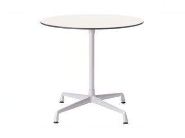 CONTRACT TABLE ROUND - Round melamine table with 4-star base by Vitra