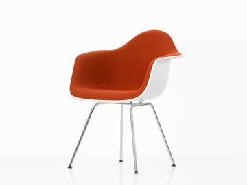 DAX - Upholstered fabric chair with armrests by Vitra