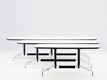 EAMES TABLES - Oval meeting table by Vitra