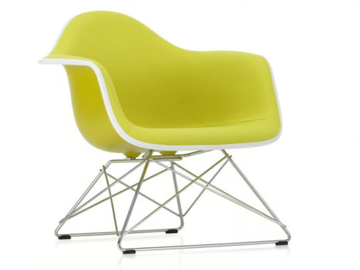 LAR - Upholstered fabric easy chair with armrests by Vitra