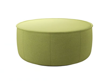 MARIPOSA OTTOMAN LARGE - Fabric footstool by Vitra