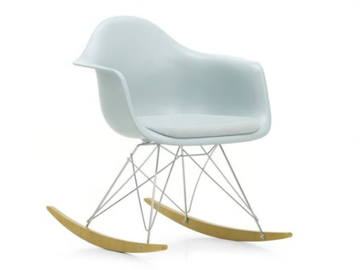 RAR - Rocking polypropylene chair with integrated cushion by Vitra