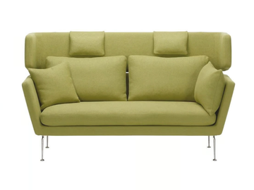 SUITA SOFA 2-SEATER HEADREST - 2 seater sofa with headrest by Vitra