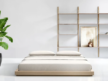 IKADA - Tatami solid wood double bed by Vivere Zen
