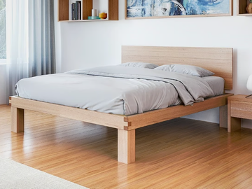 LICHENE - Solid wood double bed by Vivere Zen