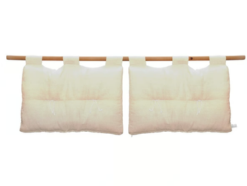LOTO - Japanese style upholstered fabric headboard by Vivere Zen