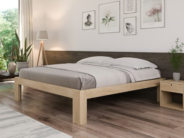 TAKO - Solid wood double bed by Vivere Zen